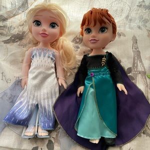 ELSA & ANNA life size dolls | NEW with hair accessories